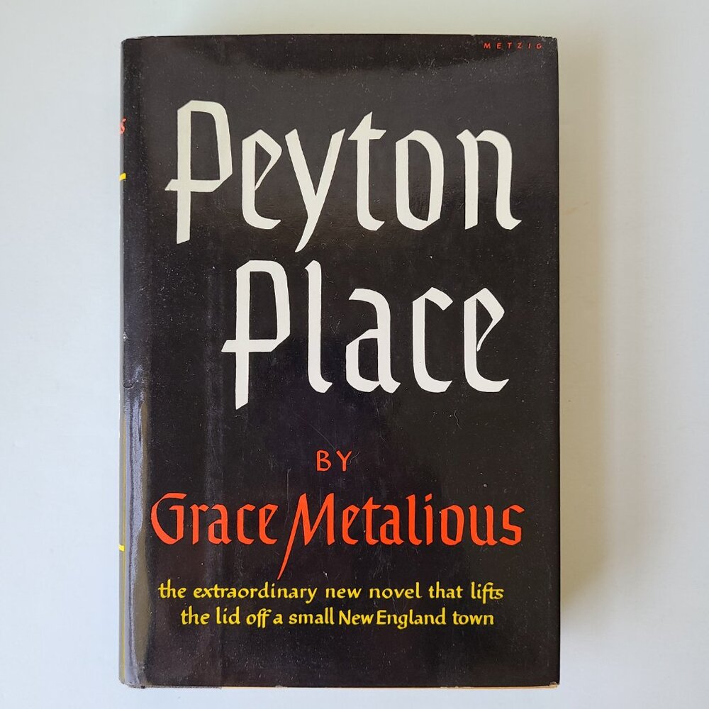 Vintage Book Peyton Place Metalious HCDJ 1956 Facsimile edition from 1980